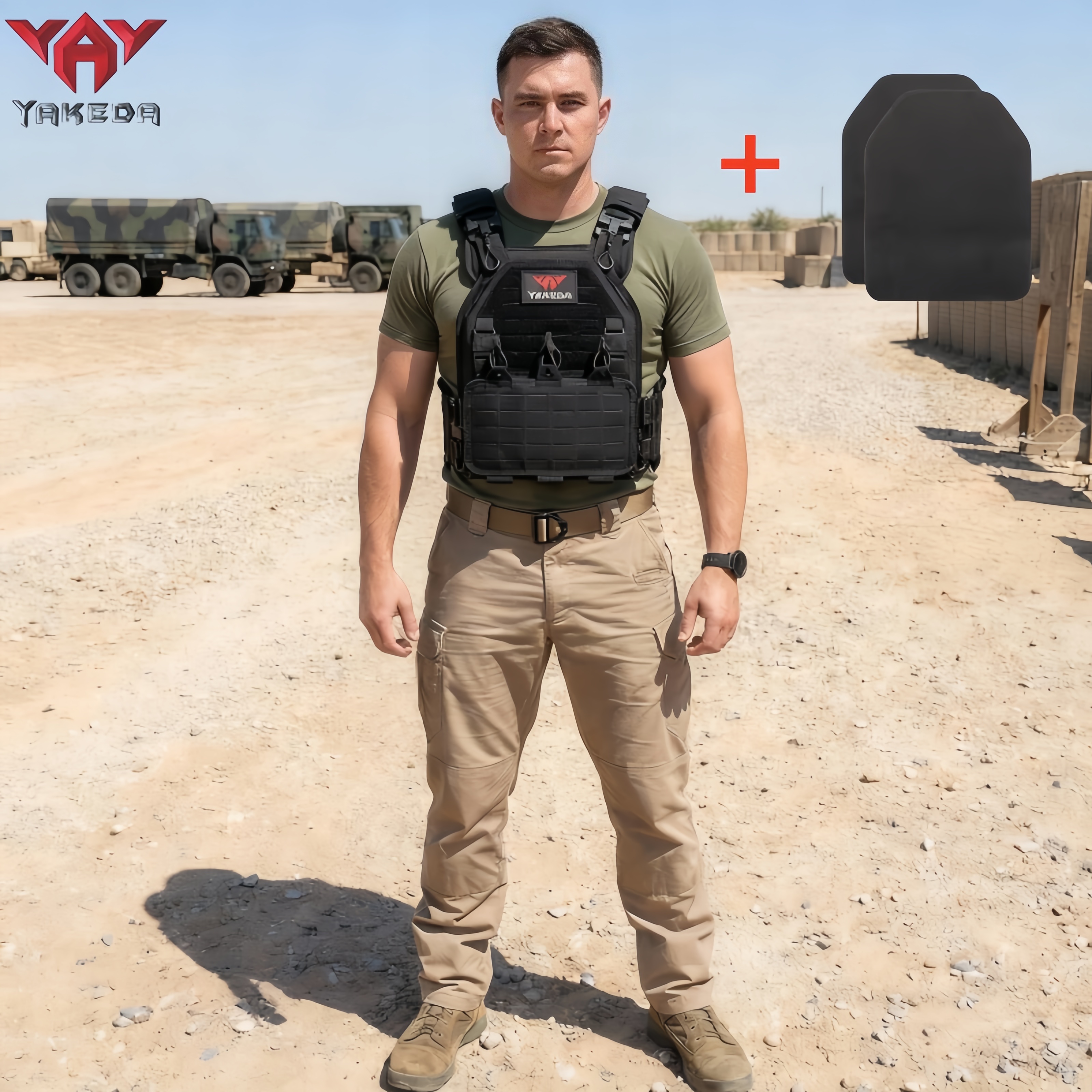 Outdoor Lighting High Quality - YAKEDA Tactical Vest 6094 Fast detachable