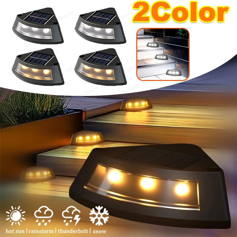 Outdoor Lighting On House - Solar Powered Step Lights Outdoor Garden