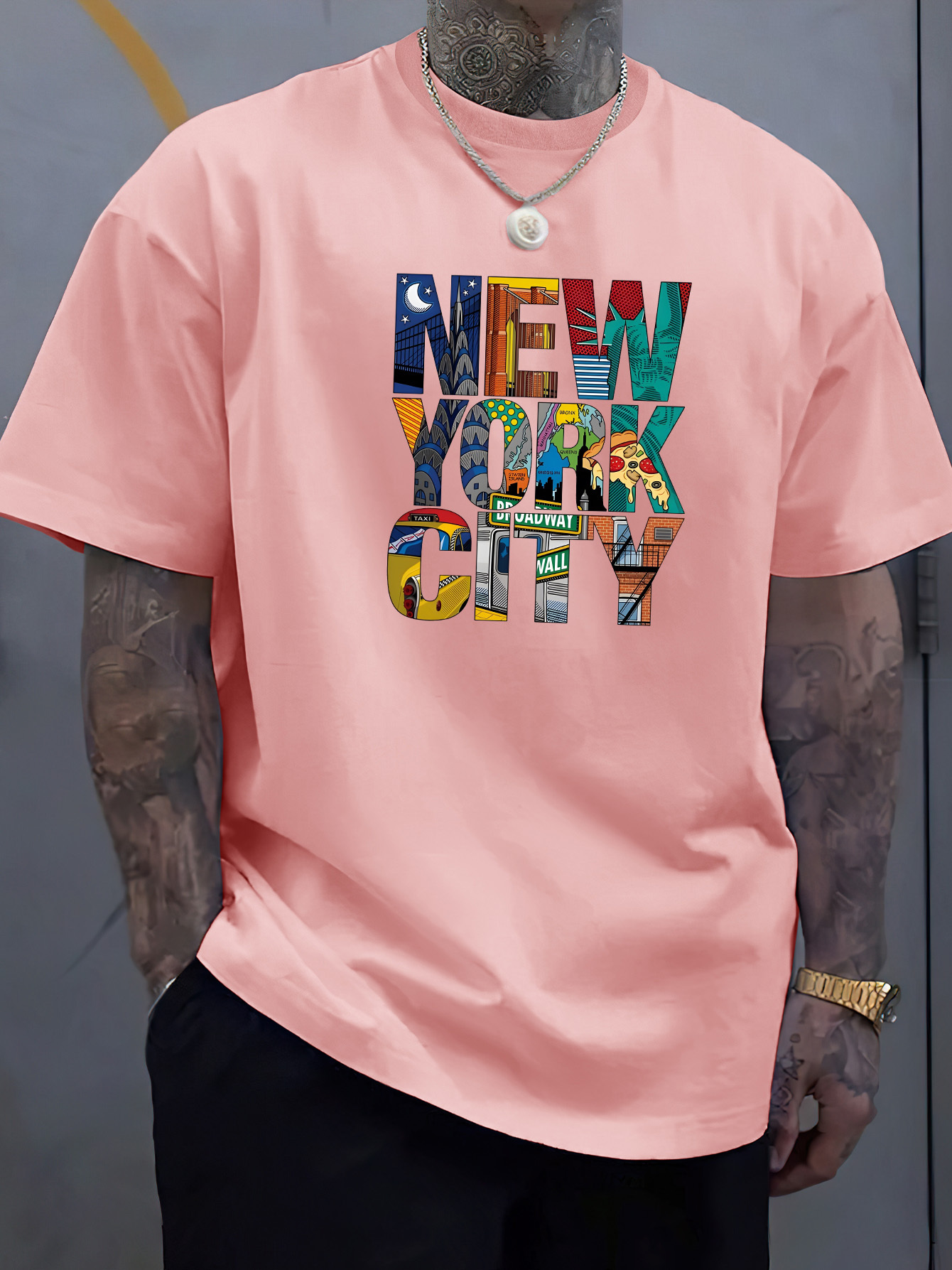 Outdoor Lighting New York - Summer men's 100% cotton comfortable casual