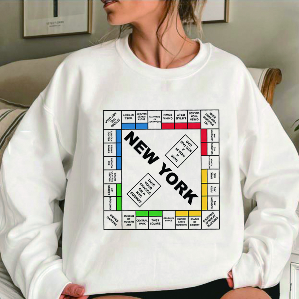 Outdoor Lighting New York - New York Monopoly Sweatshirt and Just