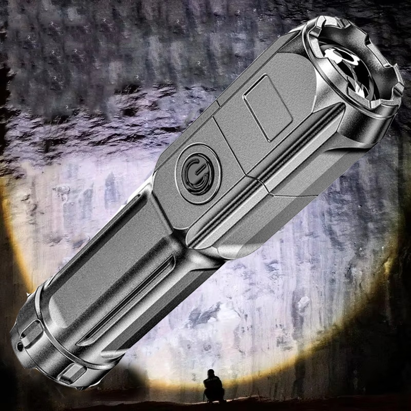 Outdoor Lighting Ideas For Party - Super Bright Flashlight USB Rechargeable LED