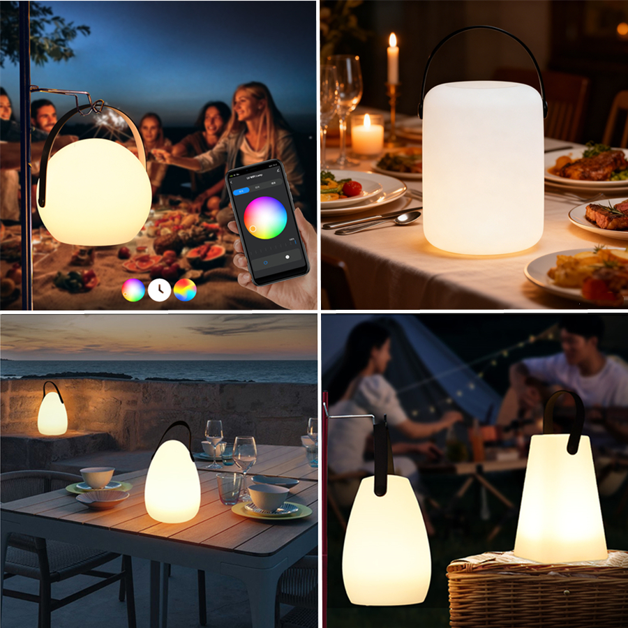 Outdoor Lighting Ideas For Party - Party Camping Colorful Portable Tuya APP