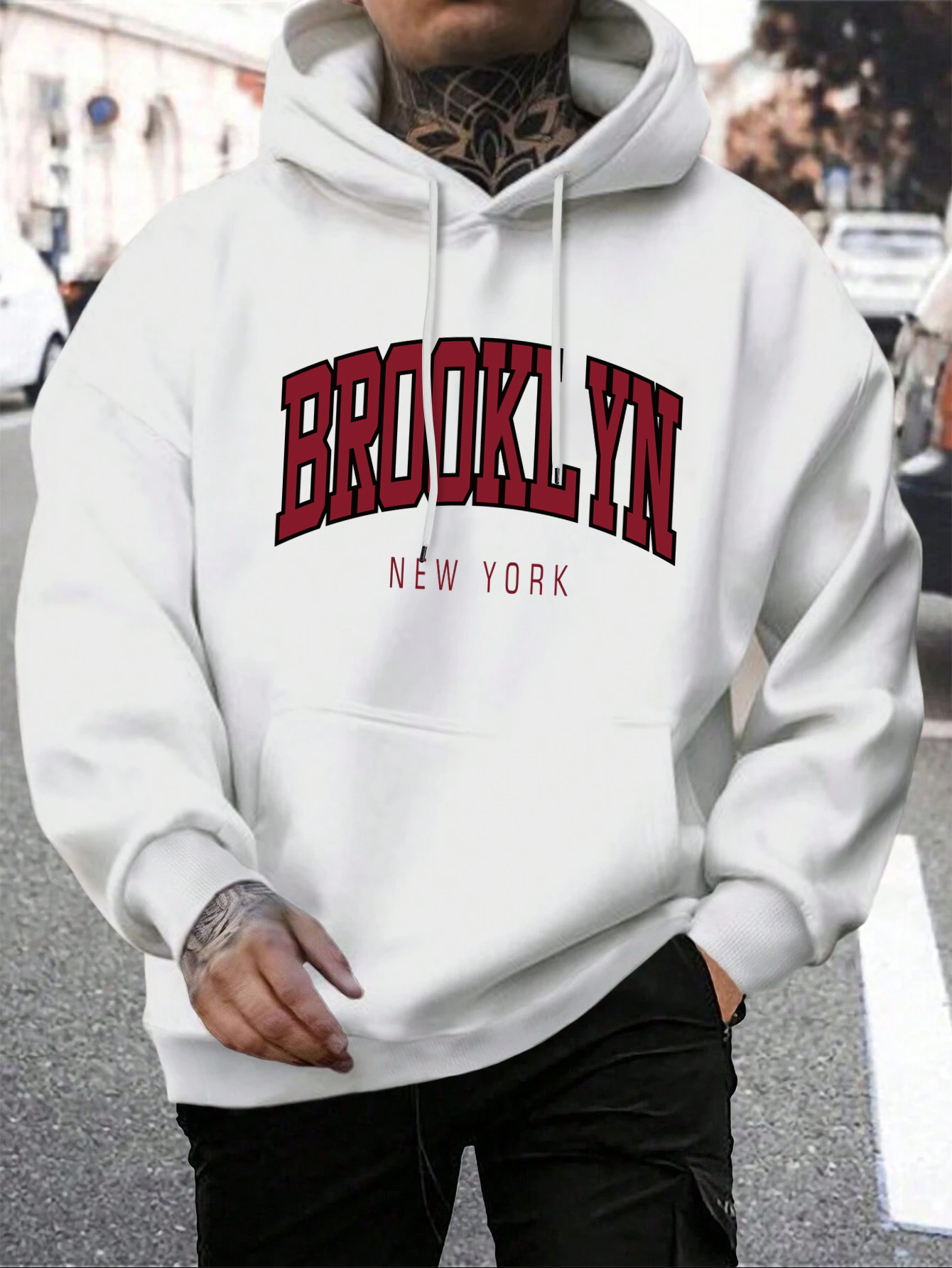 Outdoor Lighting New York - Brooklyn New York Printed Sweatshirt Men