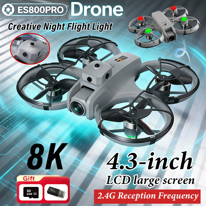 Outdoor Lighting On House - ES800PRO UAV 4.3-inch Remote Control 360°