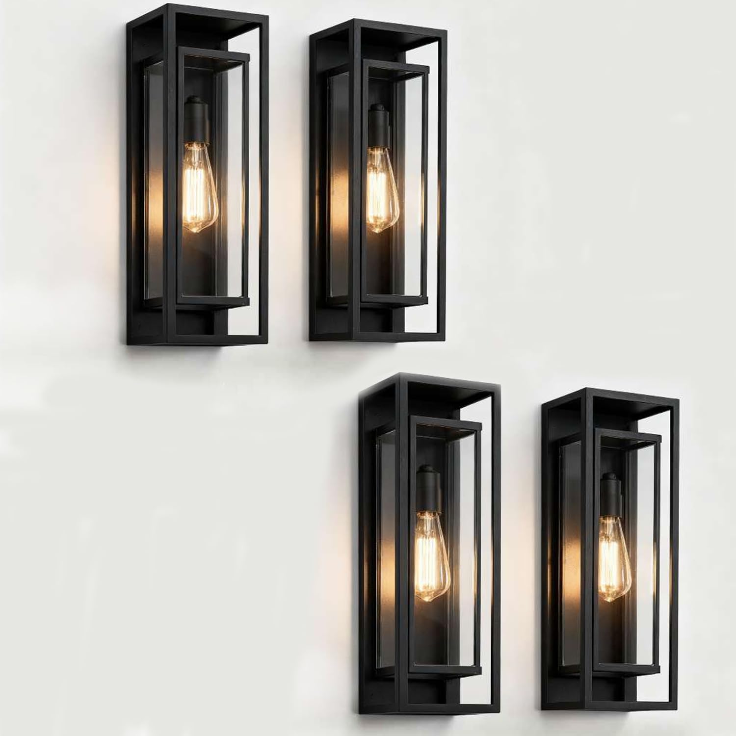4Pack 18inch Outdoor Wall Ligh - Outdoor Lighting Socket recensione e prezzo