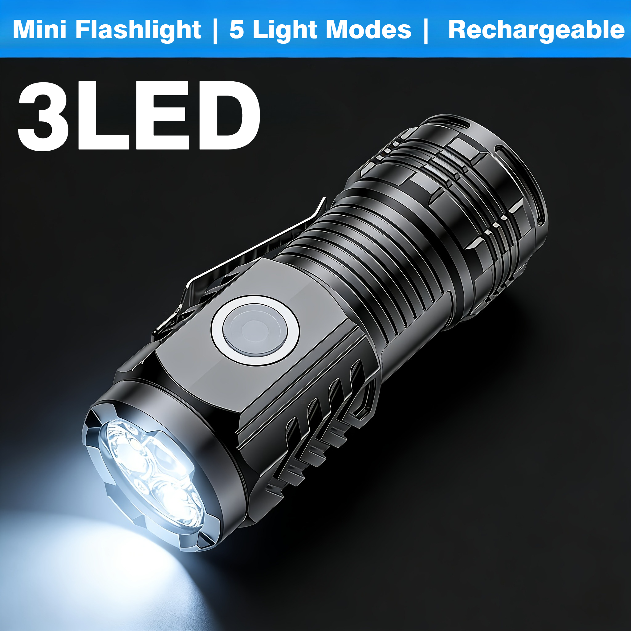 Portable Mini 3 LED Handheld F - Zinc Outdoor Lighting recensione e prezzo
