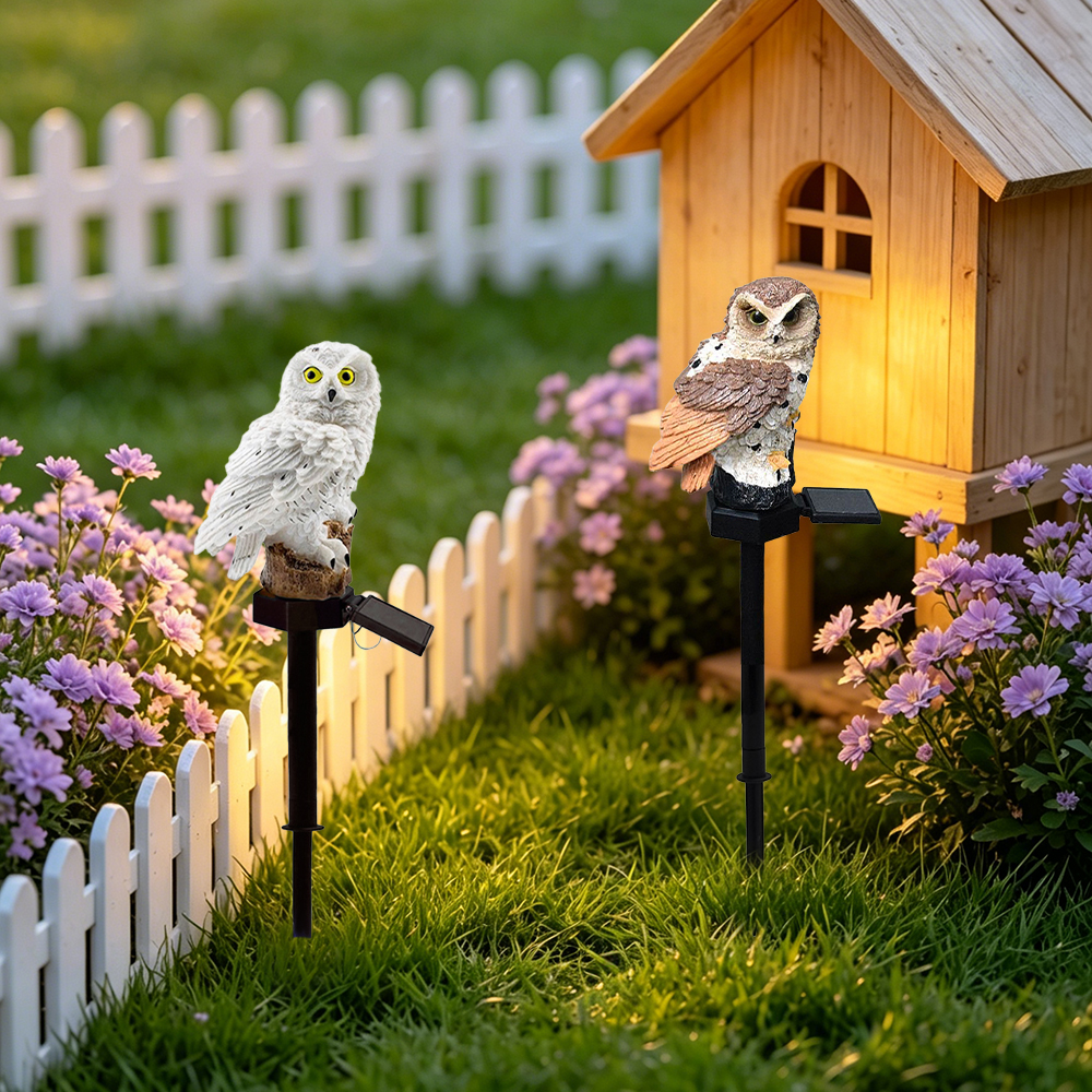 Owl Solar Light, Resin Owl Gro - Zinc Outdoor Lighting recensione e prezzo