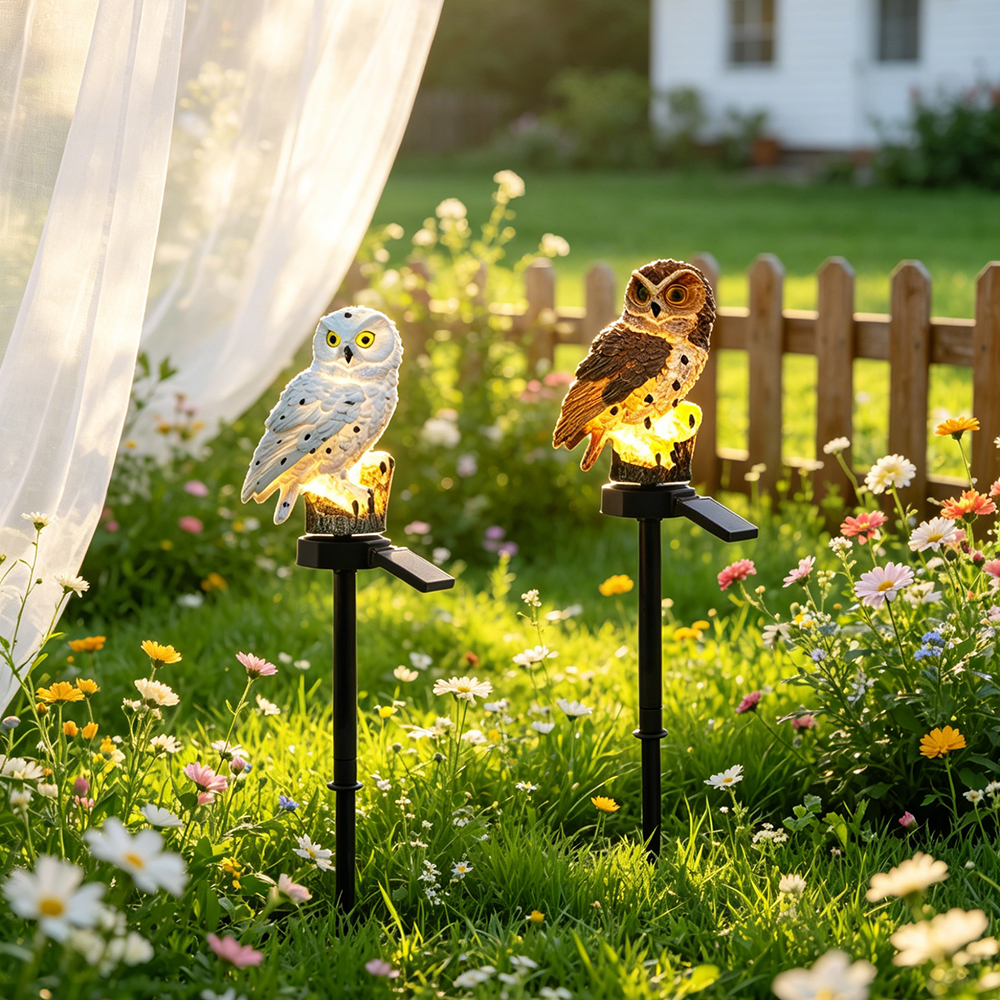 Owl Solar Light, Resin Owl Gro - Zinc Outdoor Lighting recensione e prezzo