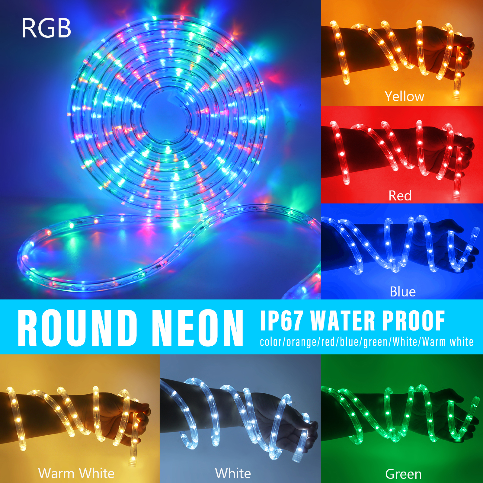 360 Neon Strip Light AC 220V R - Outdoor Lighting Socket recensione e prezzo