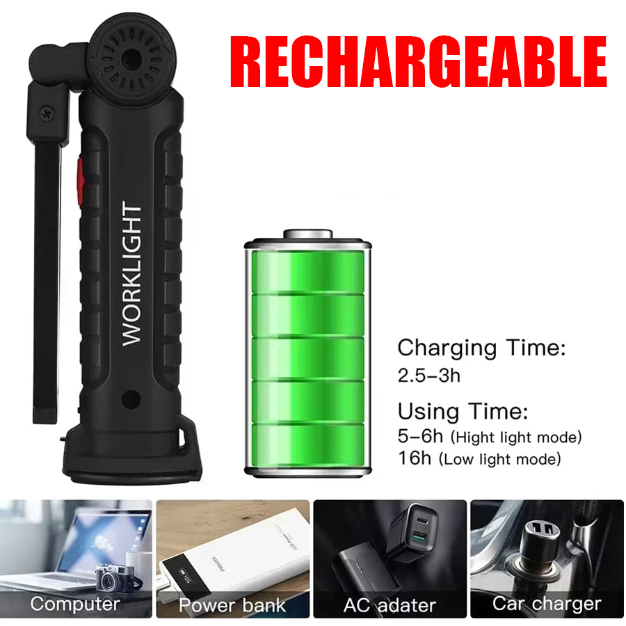 Portable LED Flashlight with M - Zinc Outdoor Lighting recensione e prezzo