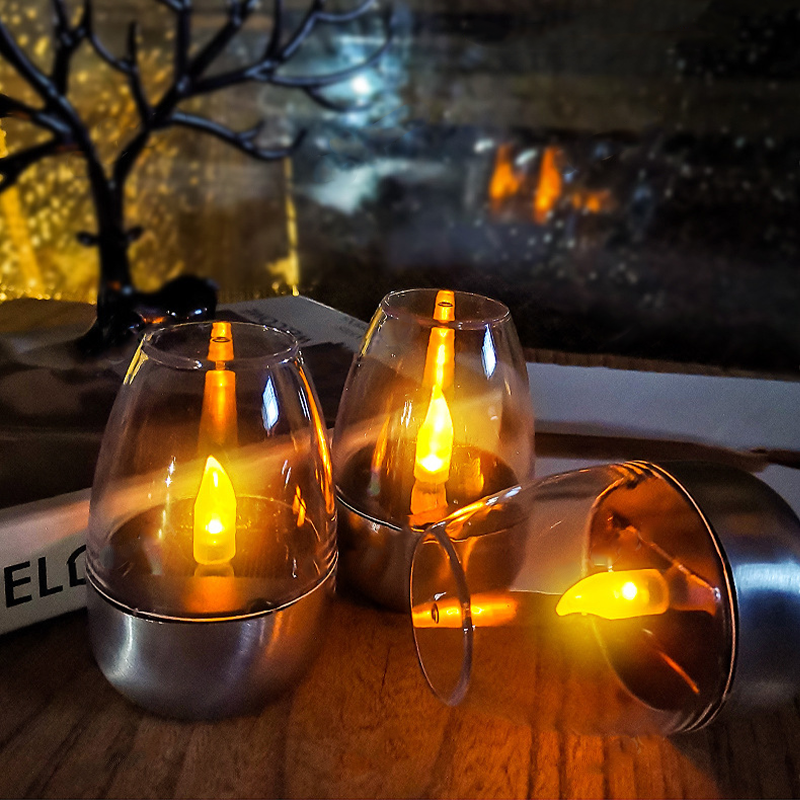 Solar Powered Flameless Candle - Outdoor Lighting Ideas For Party recensione e prezzo