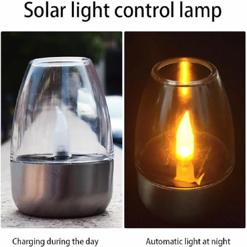 Solar Powered Flameless Candle - Outdoor Lighting Ideas For Party recensione e prezzo