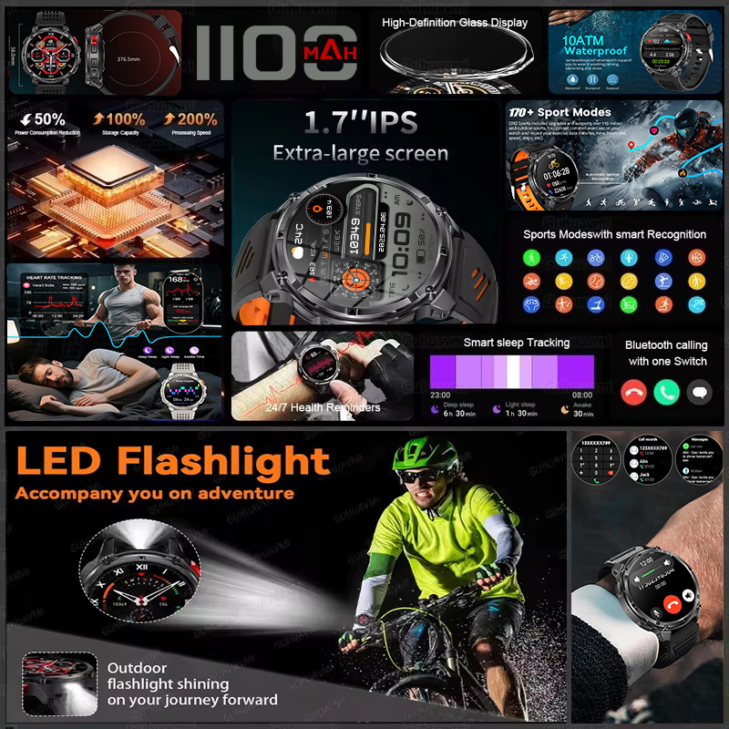 T-REX 3 Military Smartwatch Me - Outdoor Lighting Perspectives recensione e prezzo
