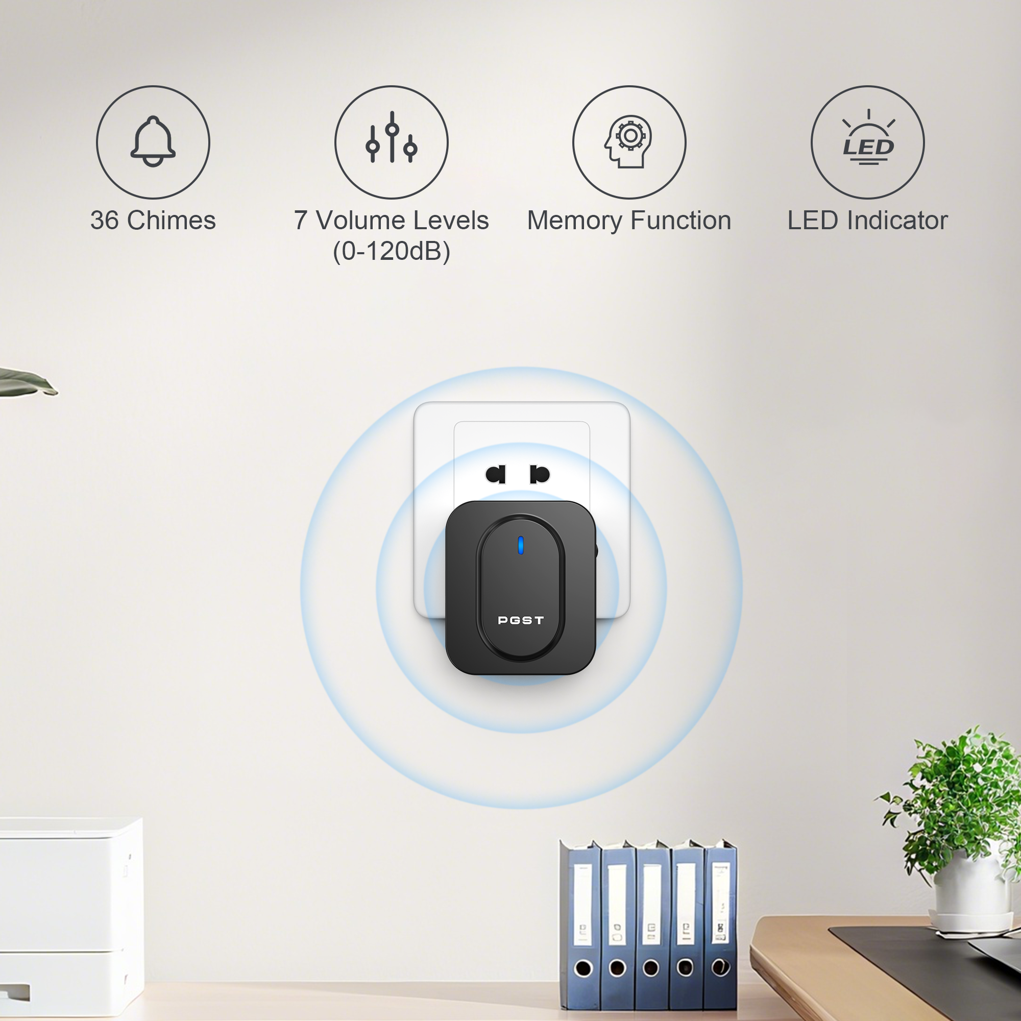 PGST Wireless Doorbell 36 Chim - Outdoor Lighting Wireless recensione e prezzo