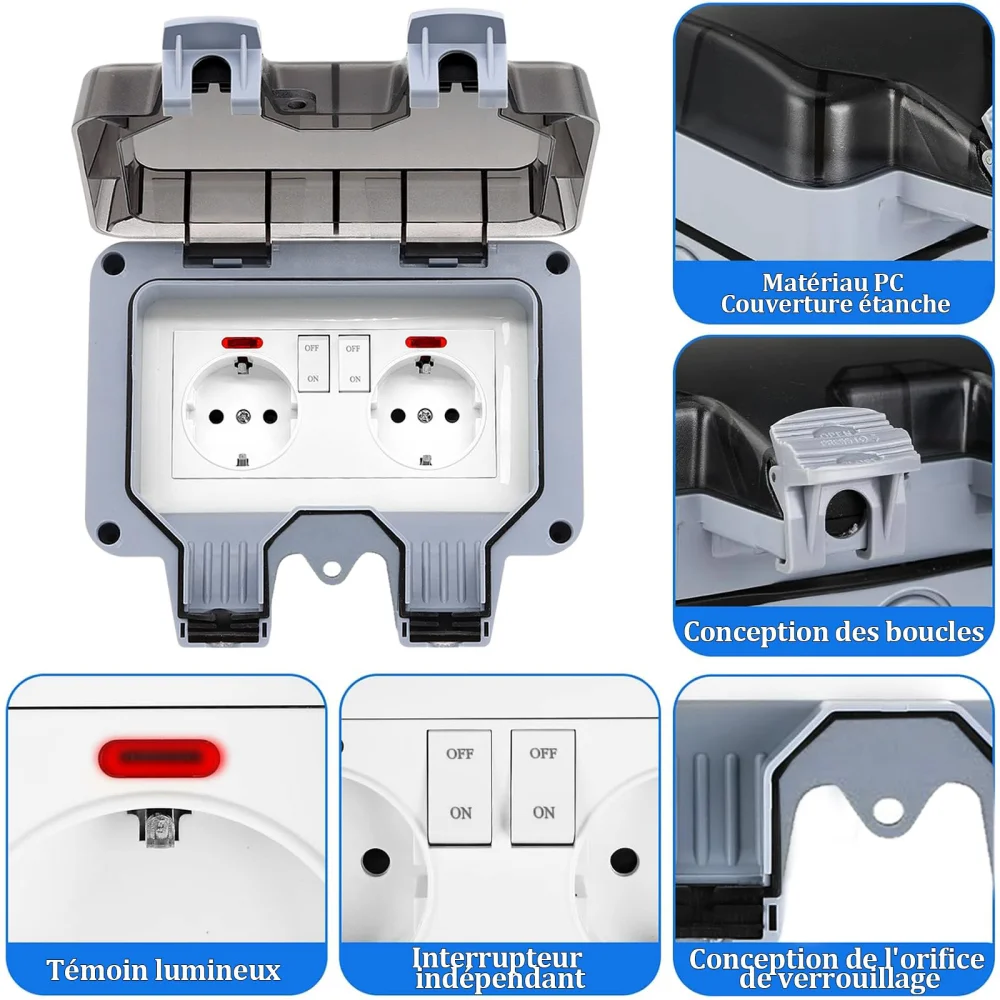 European-Style Outdoor Socket  - Outdoor Lighting Socket recensione e prezzo