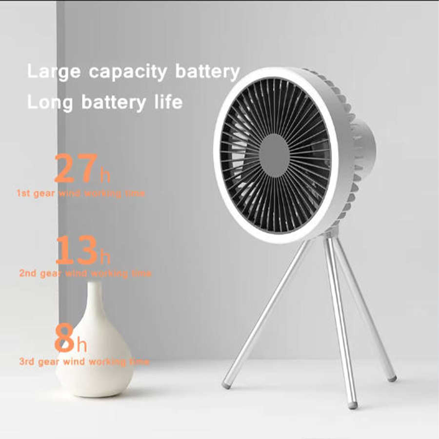 Portable Camping Fan With LED  - Outdoor Lighting Wireless recensione e prezzo