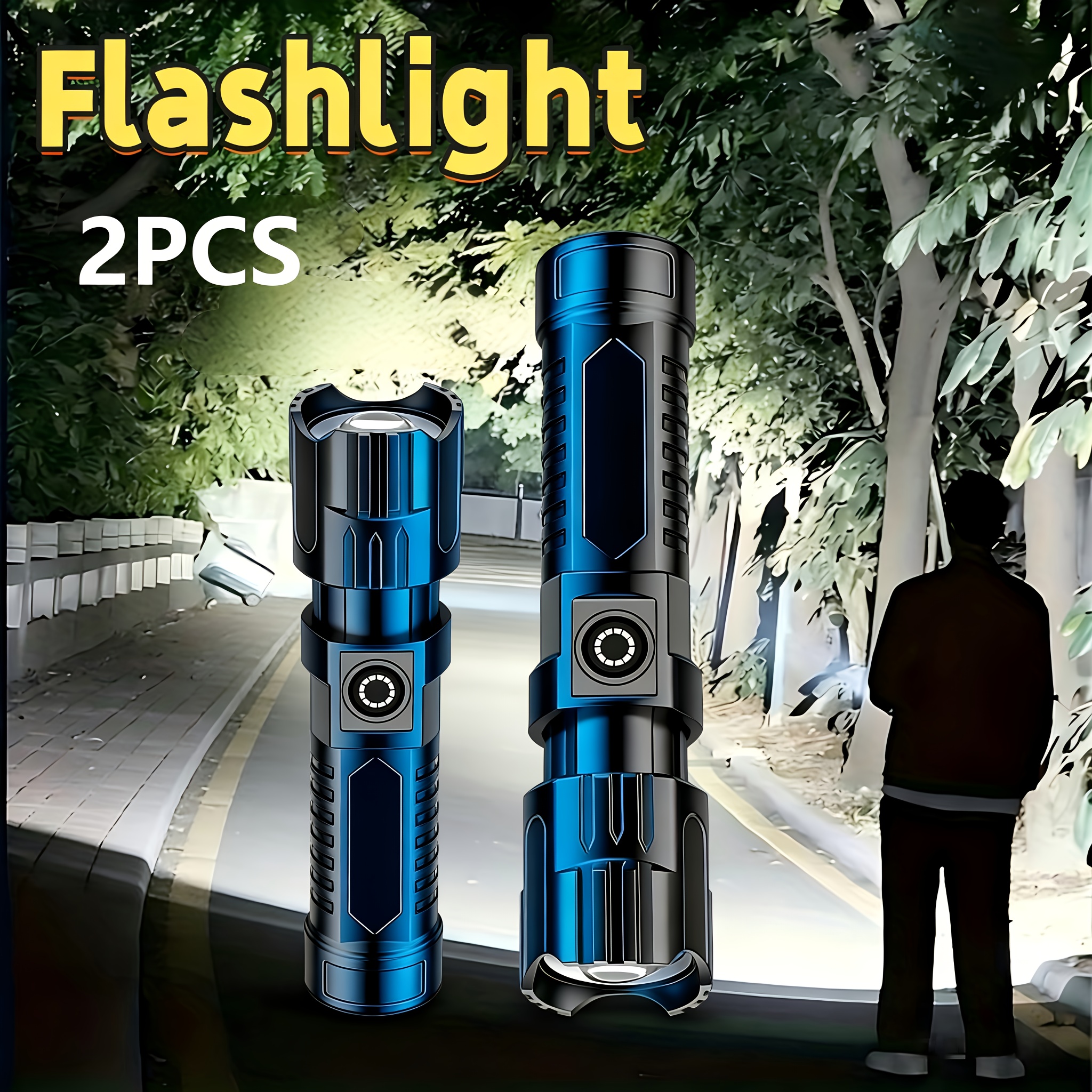 Tactical LED Flashlight 2000LM - Zinc Outdoor Lighting recensione e prezzo