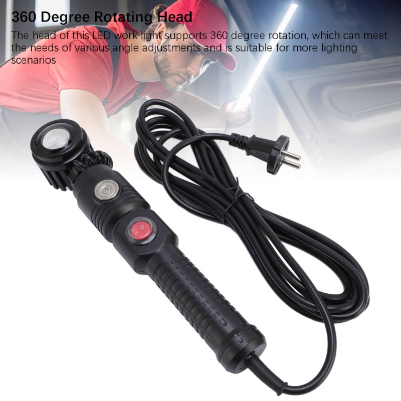 Plug In LED Work Light With 33 - Outdoor Lighting Socket recensione e prezzo