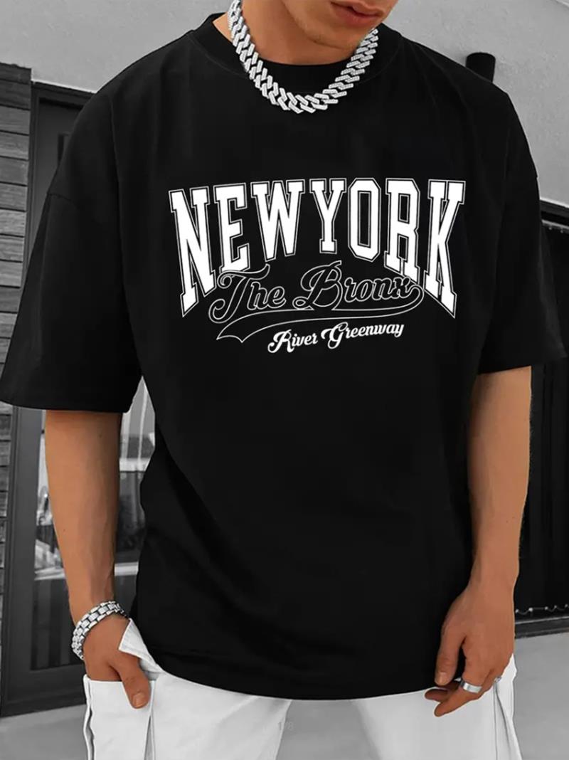 New York Print Men's Round Nec - Outdoor Lighting New York recensione e prezzo
