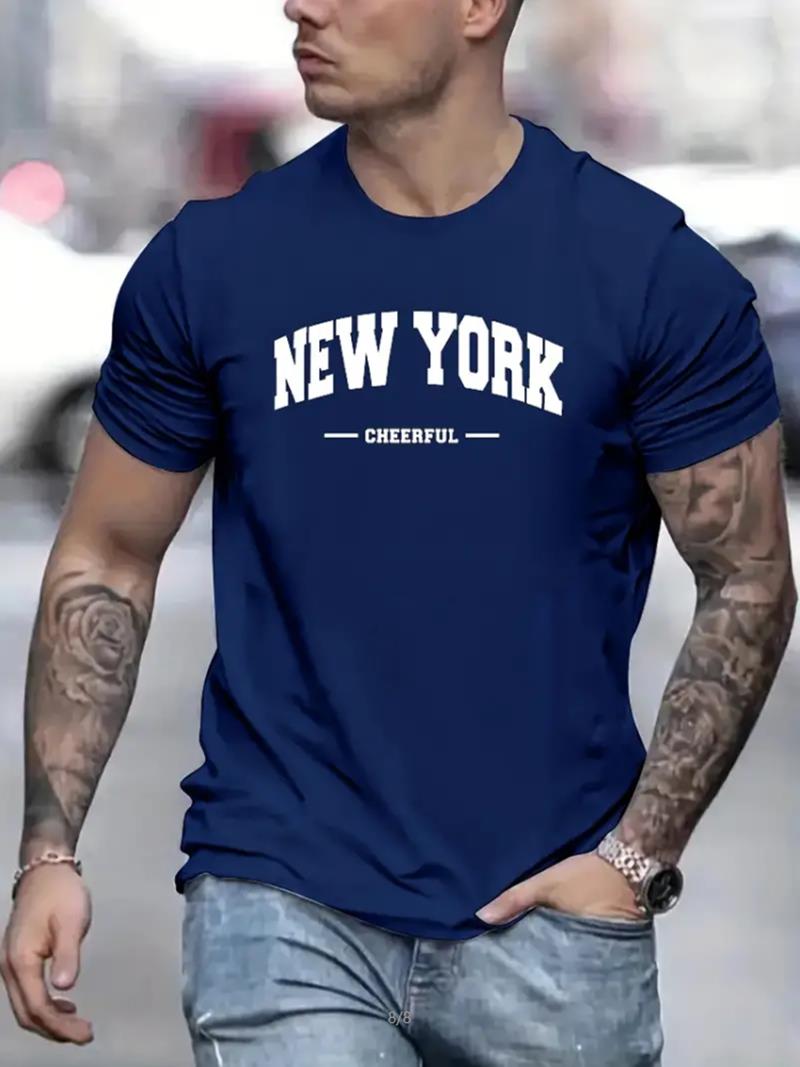 New York Print Men's Round Nec - Outdoor Lighting New York recensione e prezzo
