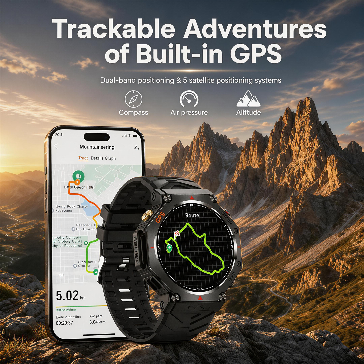 Military Smart Watch T-Rex 3 B - Outdoor Lighting Perspectives recensione e prezzo