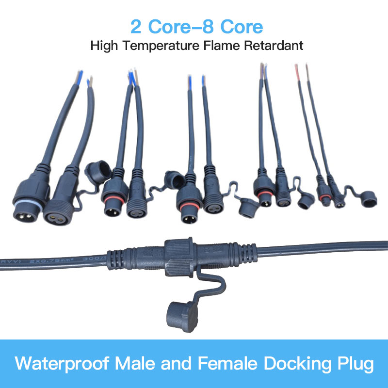 Male Female Extension Wire Con - Outdoor Lighting Socket recensione e prezzo