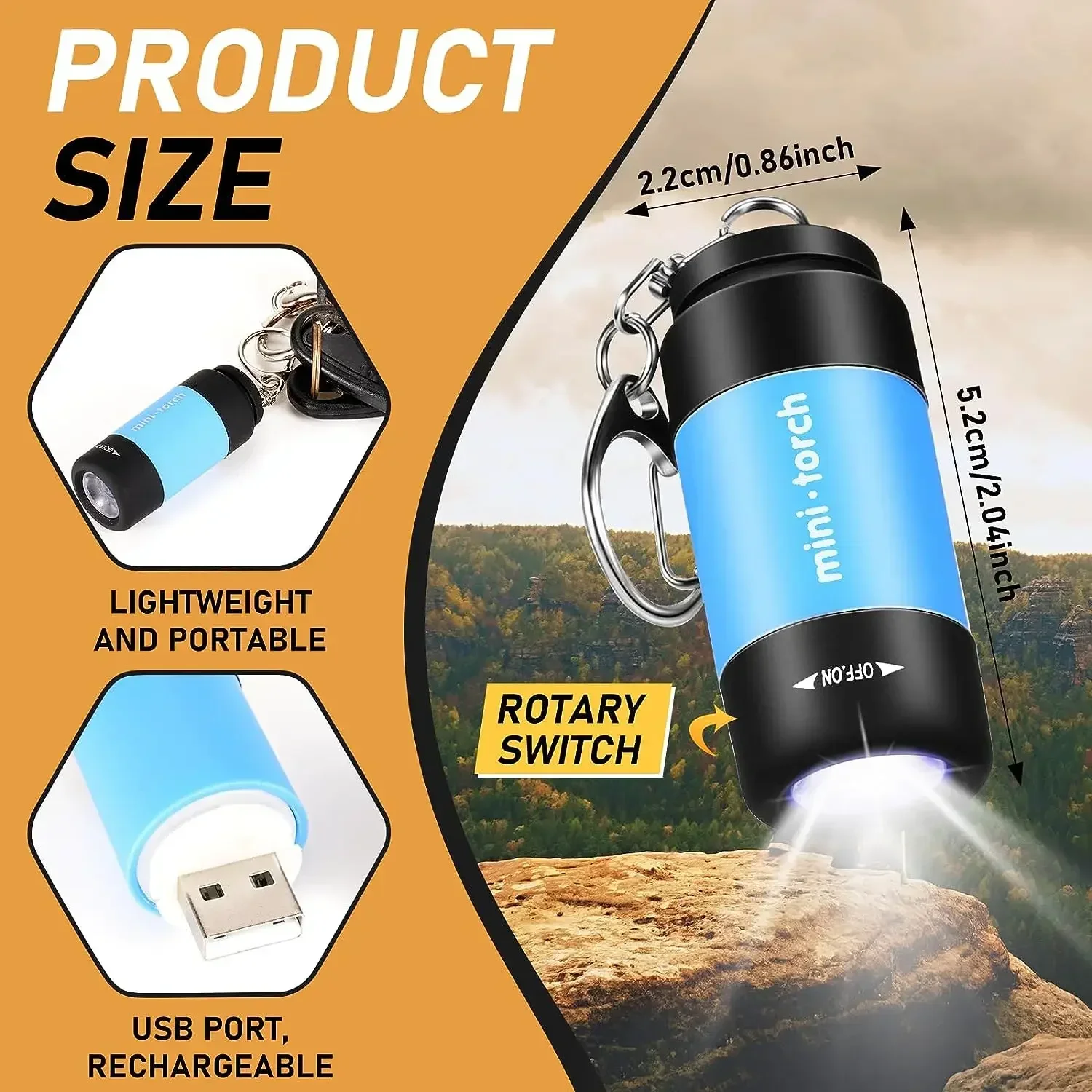 USB Charge LED Flashlight  Mul - Outdoor Lighting Ideas For Party recensione e prezzo