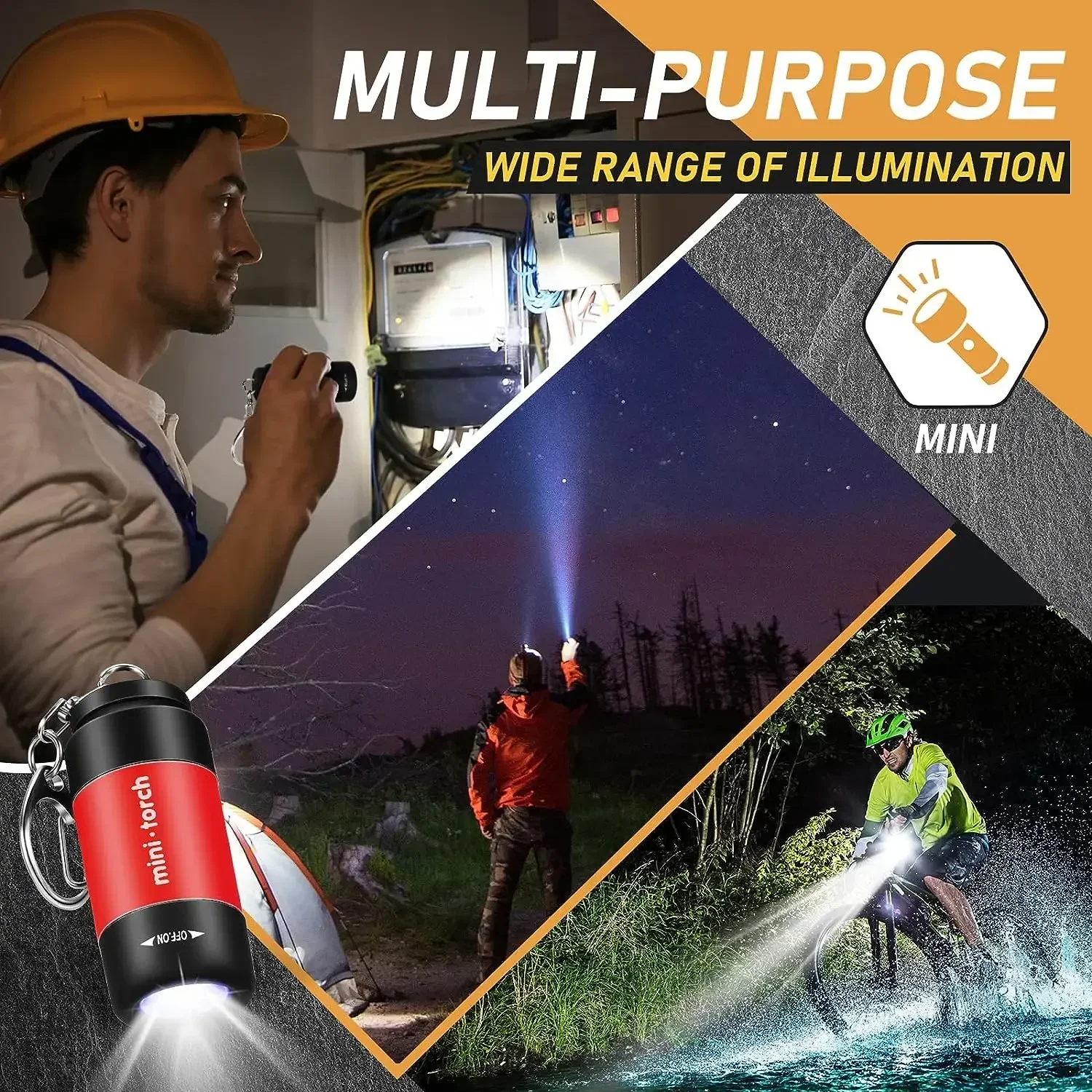 USB Charge LED Flashlight  Mul - Outdoor Lighting Ideas For Party recensione e prezzo