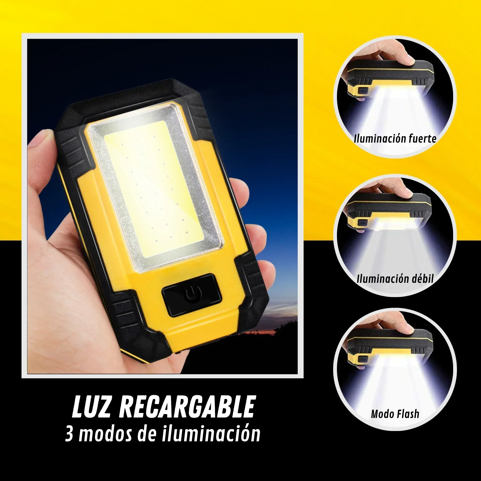 Portable 4000MaH Rechargeable  - Zinc Outdoor Lighting recensione e prezzo