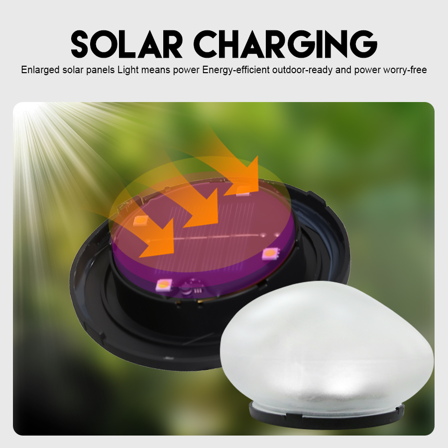 Solar Decorative Lamp Frosted  - Outdoor Lighting On House recensione e prezzo