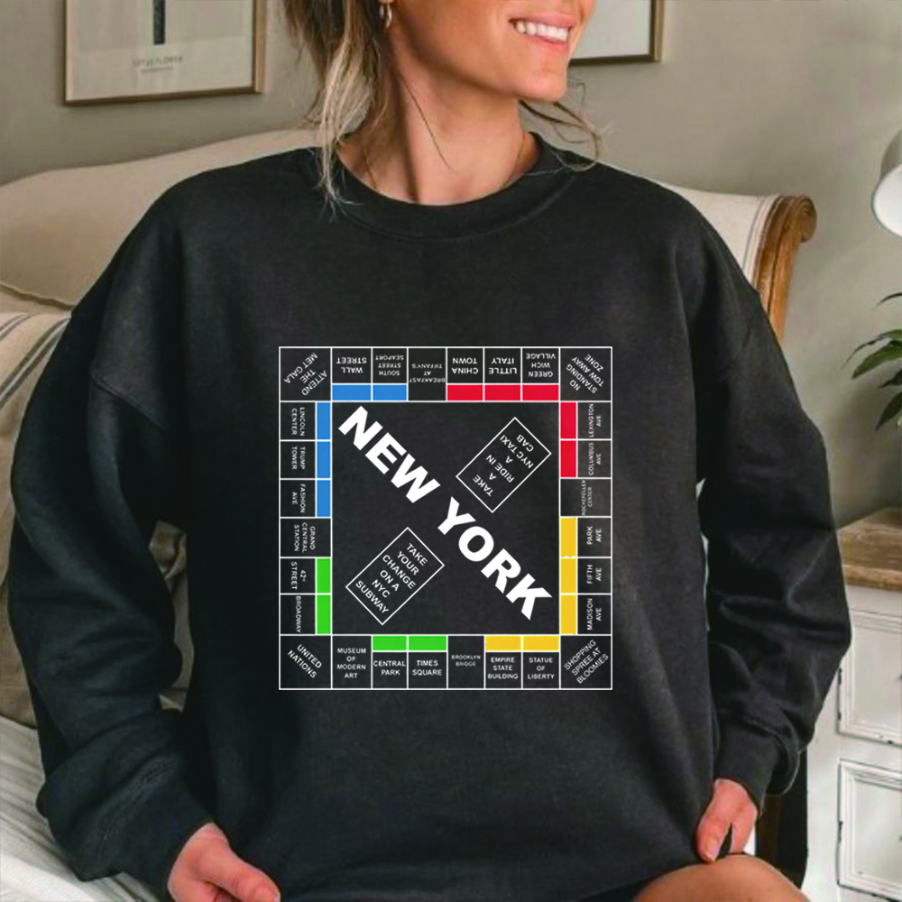New York Monopoly Sweatshirt a - Outdoor Lighting New York recensione e prezzo
