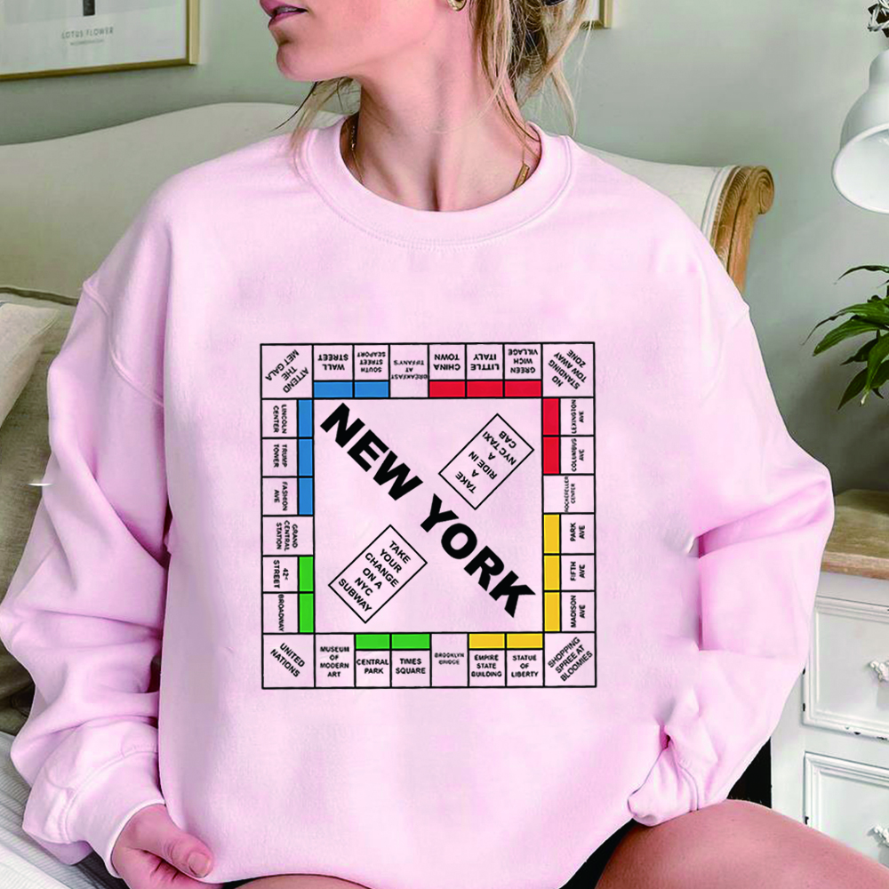 New York Monopoly Sweatshirt a - Outdoor Lighting New York recensione e prezzo