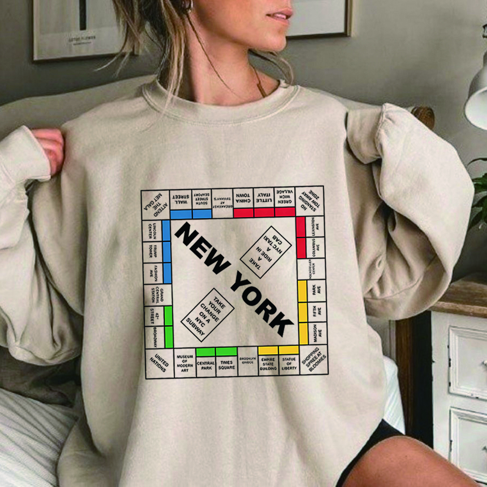 New York Monopoly Sweatshirt a - Outdoor Lighting New York recensione e prezzo