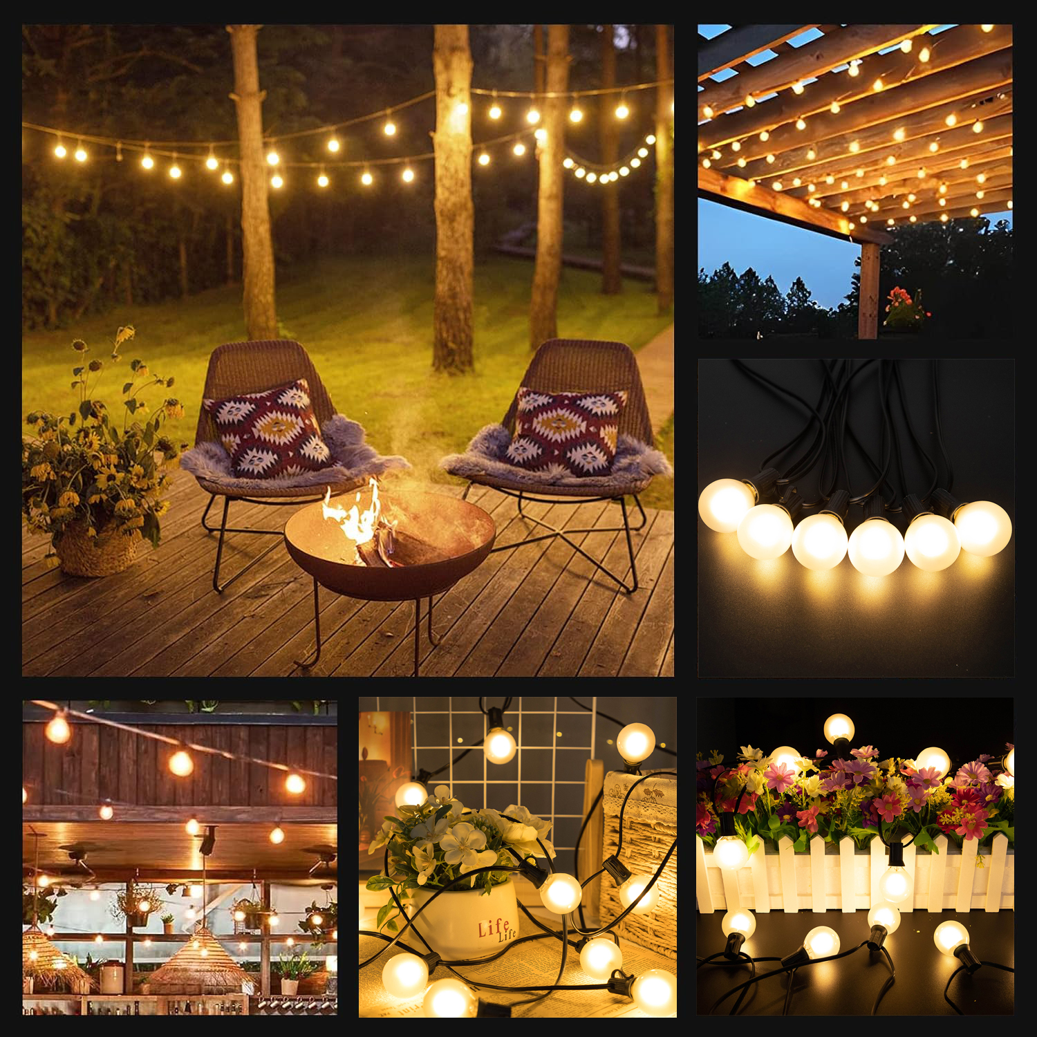 Retro Led G40 Street Garland L - Outdoor Lighting Socket recensione e prezzo