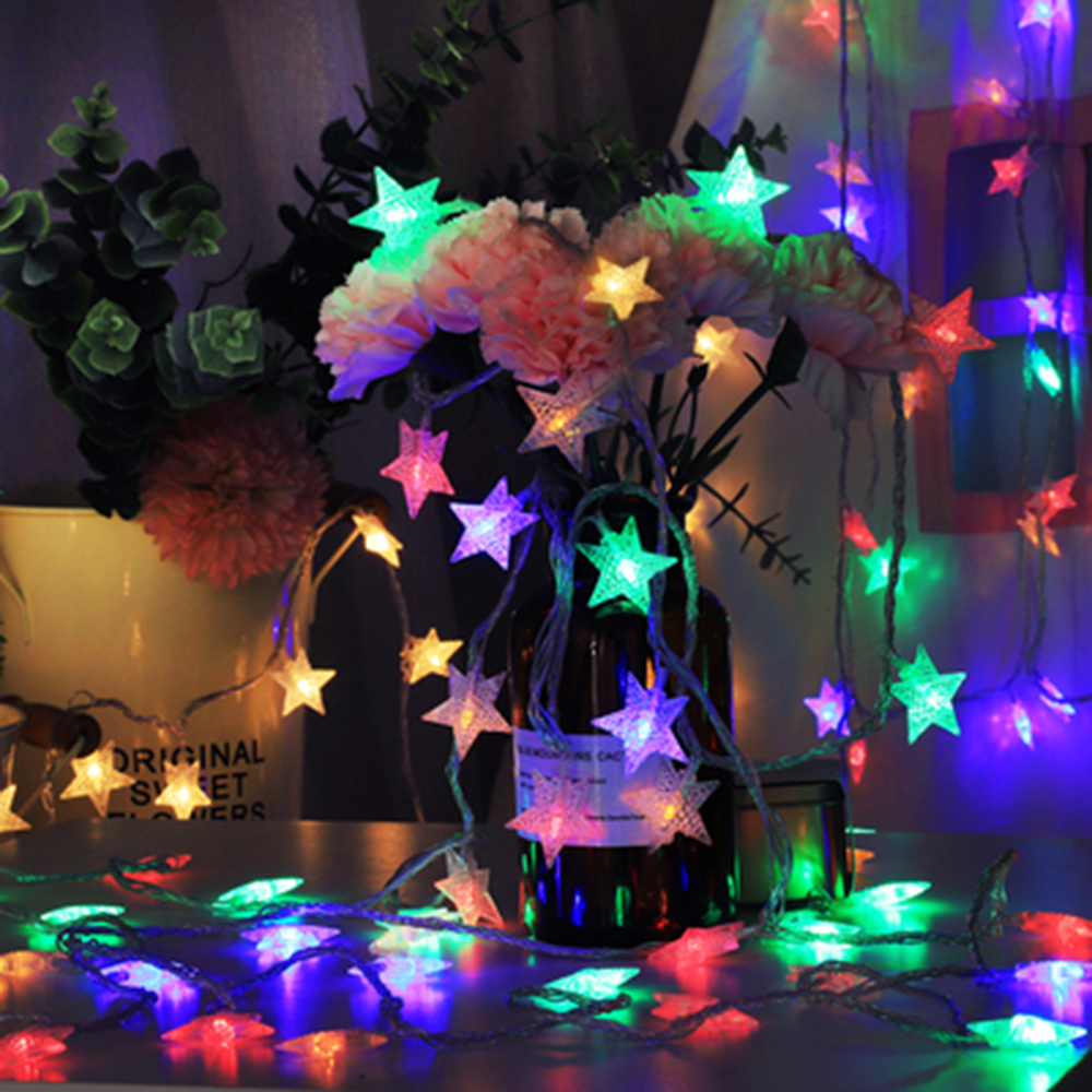 LED Star String Lights USB/Bat - Outdoor Lighting On House recensione e prezzo