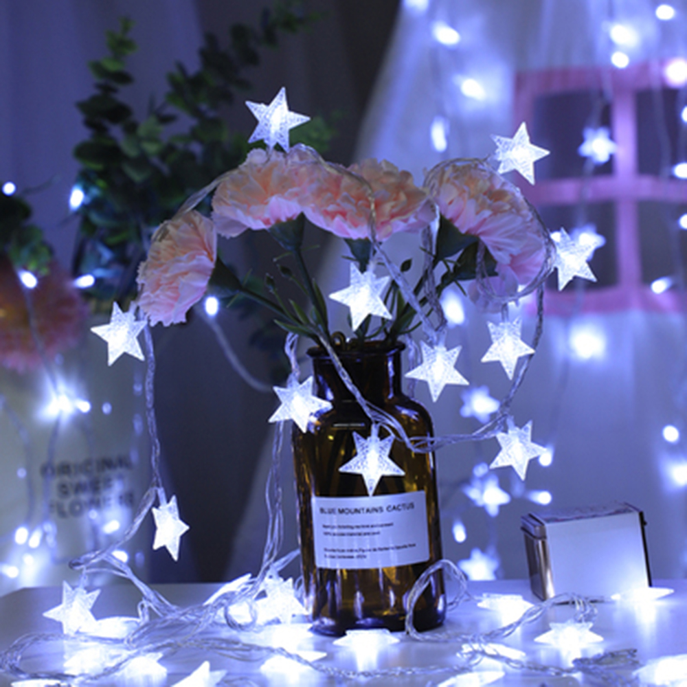 LED Star String Lights USB/Bat - Outdoor Lighting On House recensione e prezzo