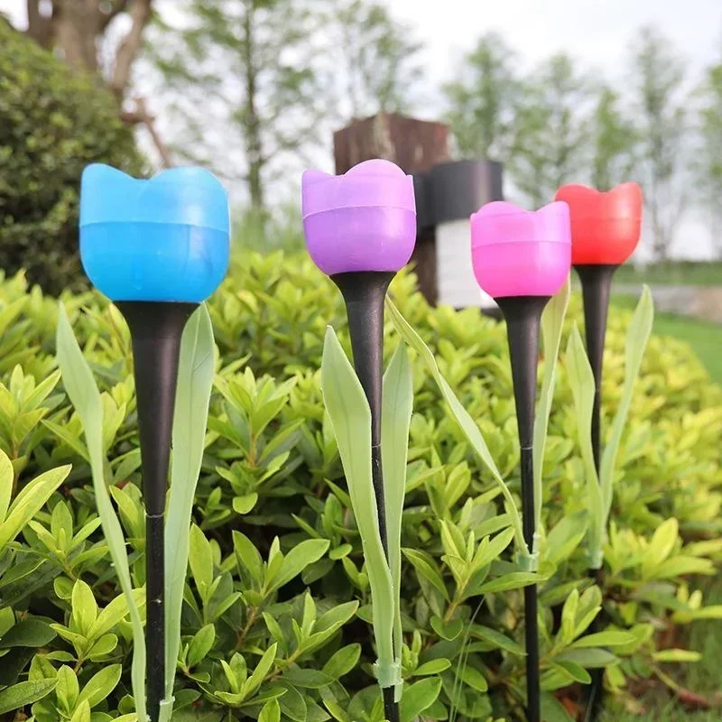 1Pcs Garden Tulip Flower Shape - Outdoor Lighting Ideas For Party recensione e prezzo