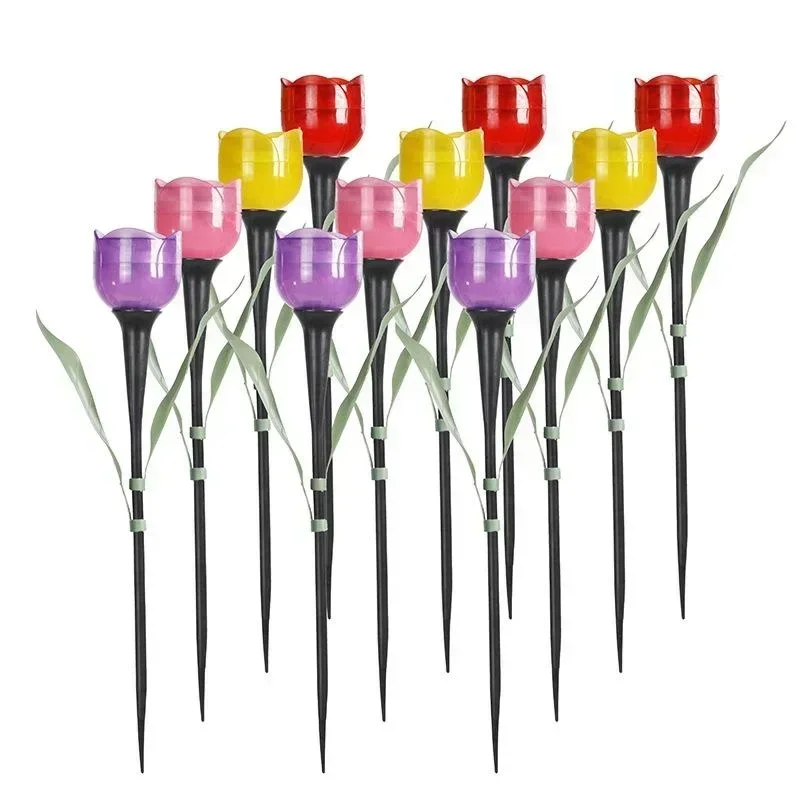 1Pcs Garden Tulip Flower Shape - Outdoor Lighting Ideas For Party recensione e prezzo