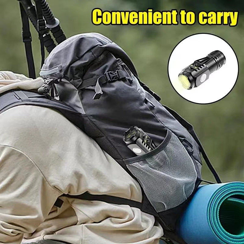LED Strong Light Flashlight Re - Outdoor Lighting On House recensione e prezzo