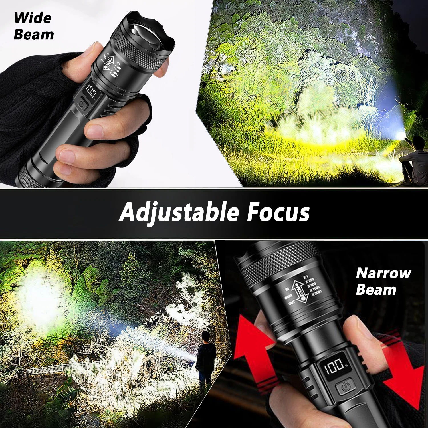 Ultra Bright LED Flashlight 20 - Zinc Outdoor Lighting recensione e prezzo