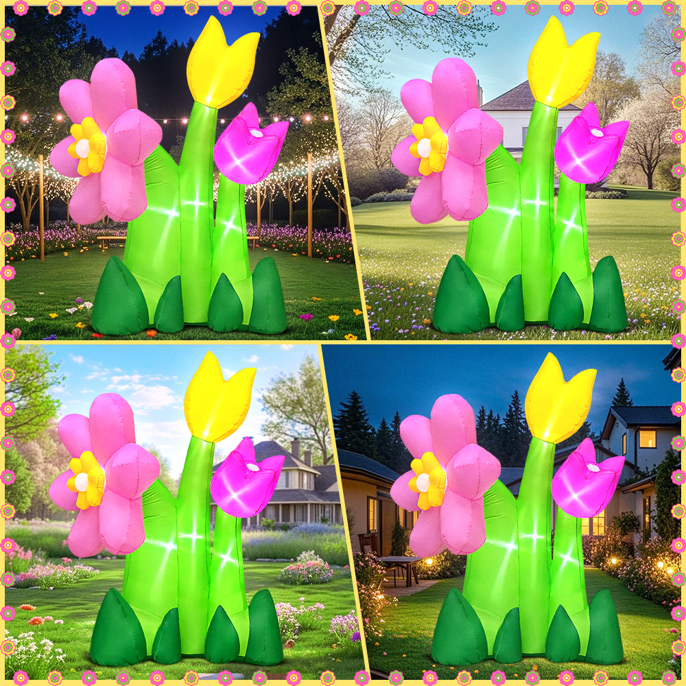 KOOY 6FT Spring Easter Inflata - Outdoor Lighting Ideas For Party recensione e prezzo