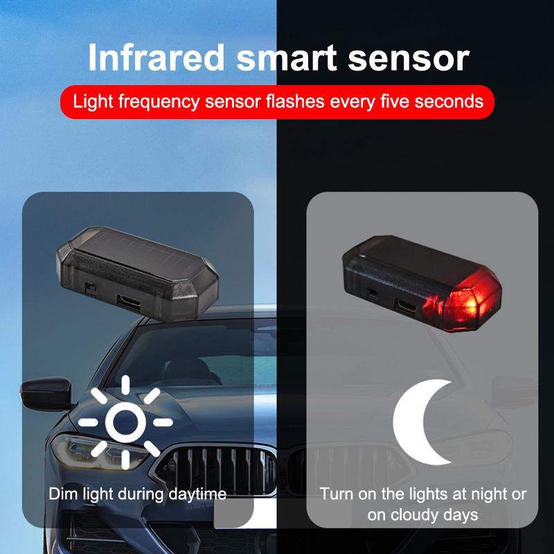 Car Mini LED Solar Power Warni - Outdoor Lighting Wireless recensione e prezzo