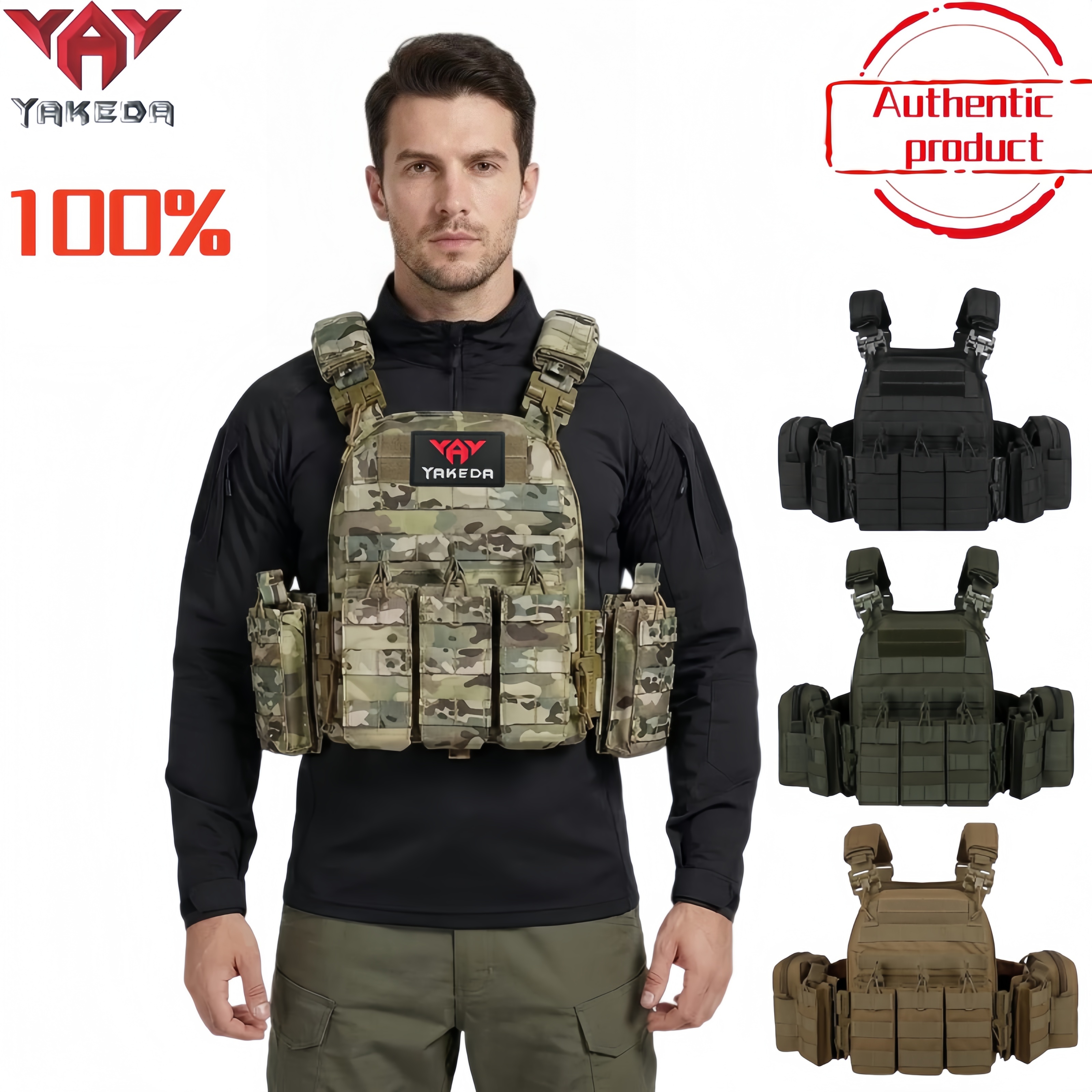 YAKEDA Tactical Vest 6094 Fast - Outdoor Lighting High Quality recensione e prezzo