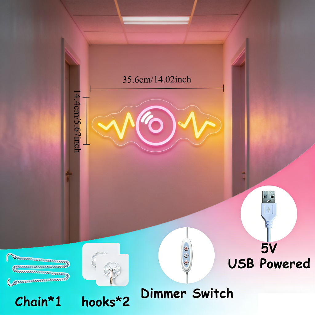 Sound Wave LED Neon Sign for B - Outdoor Lighting Decor Wow recensione e prezzo