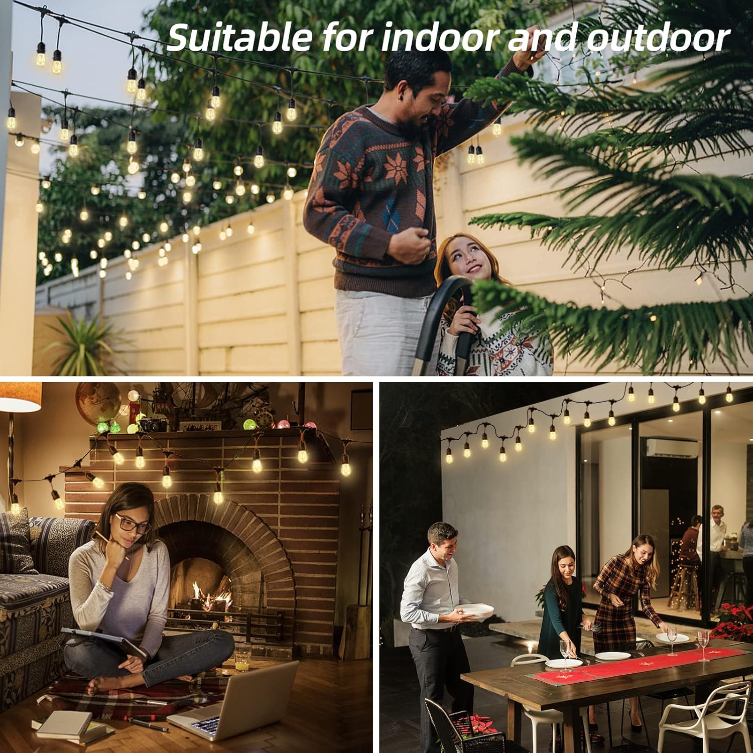 10m LED String Lights 10 Hangi - Outdoor Lighting Socket recensione e prezzo