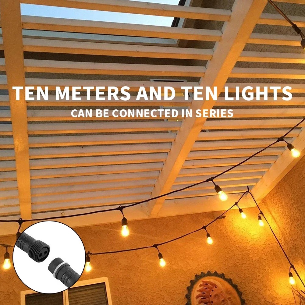 10m LED String Lights 10 Hangi - Outdoor Lighting Socket recensione e prezzo