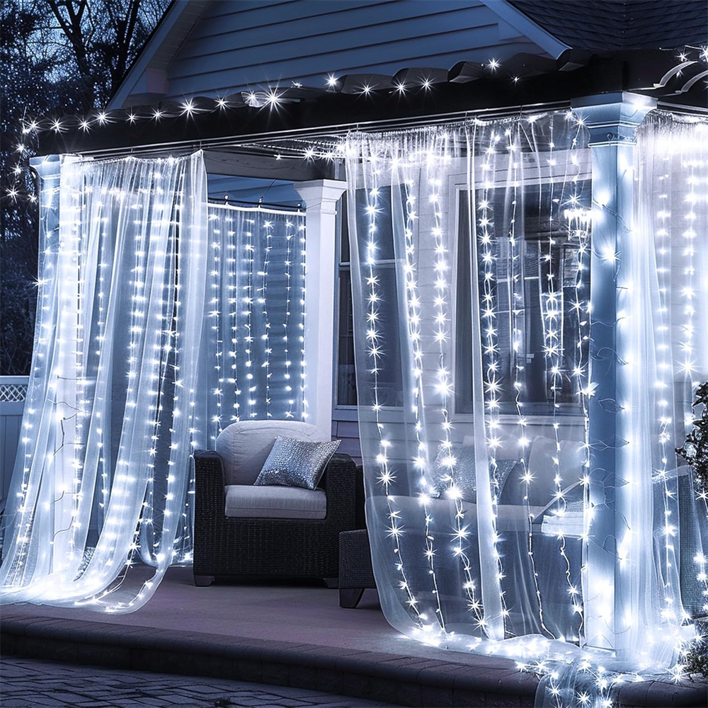 Festoon LED Curtain Light Stri - Outdoor Lighting On House recensione e prezzo