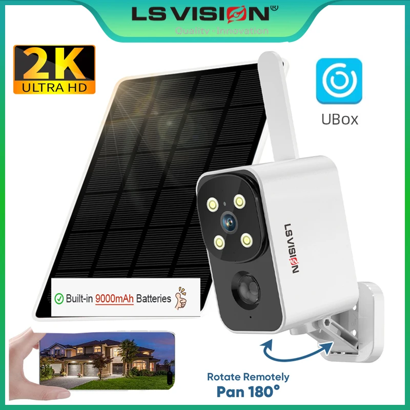LS VISION Outdoor Solar Camera - Outdoor Lighting Wireless recensione e prezzo