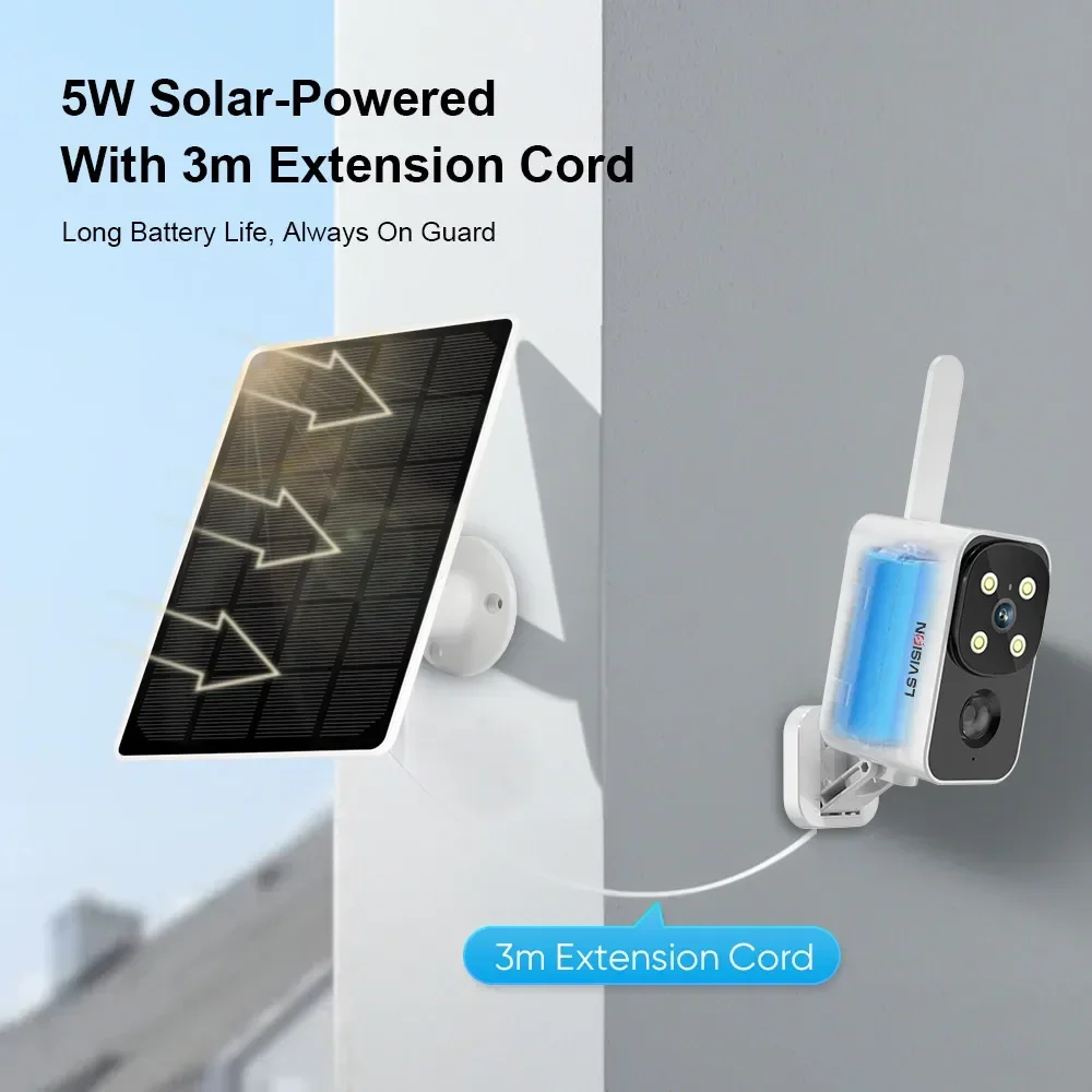 LS VISION Outdoor Solar Camera - Outdoor Lighting Wireless recensione e prezzo