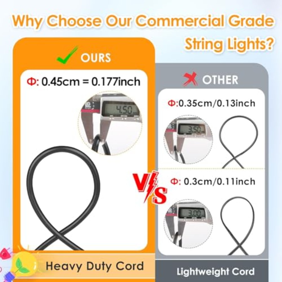 3-Color in 1 Solar String Ligh - Outdoor Lighting Socket recensione e prezzo